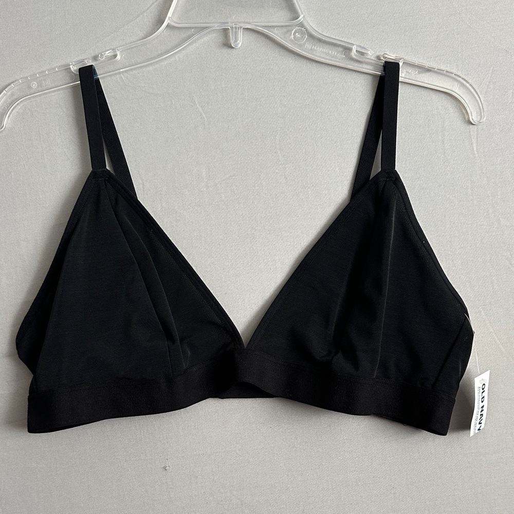 Old Navy Black Triangle Bralette
